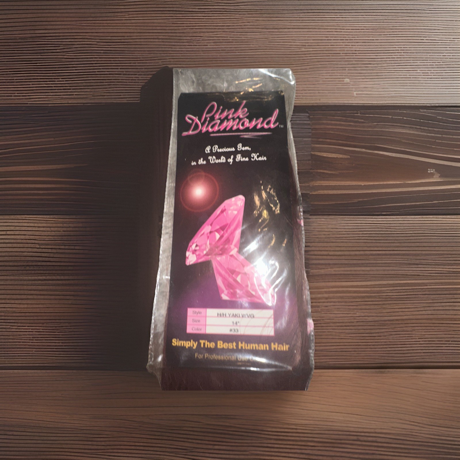 Pink Diamond HH Weaving hair 14” 33 Dark Blond