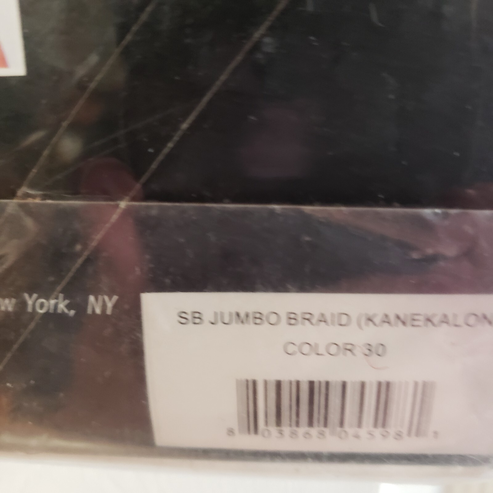 Sensationnel Jumbo Braid (lot of 2) 100% Kanekalon Fiber Colors 30 and M27/1B