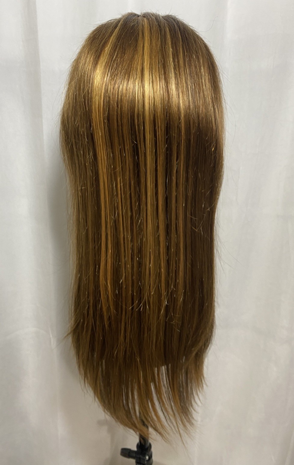 24 Inch 4/27 Ombre Honey Blonde Highlight 13×4 Lace Front Wig Human Hair Glueles