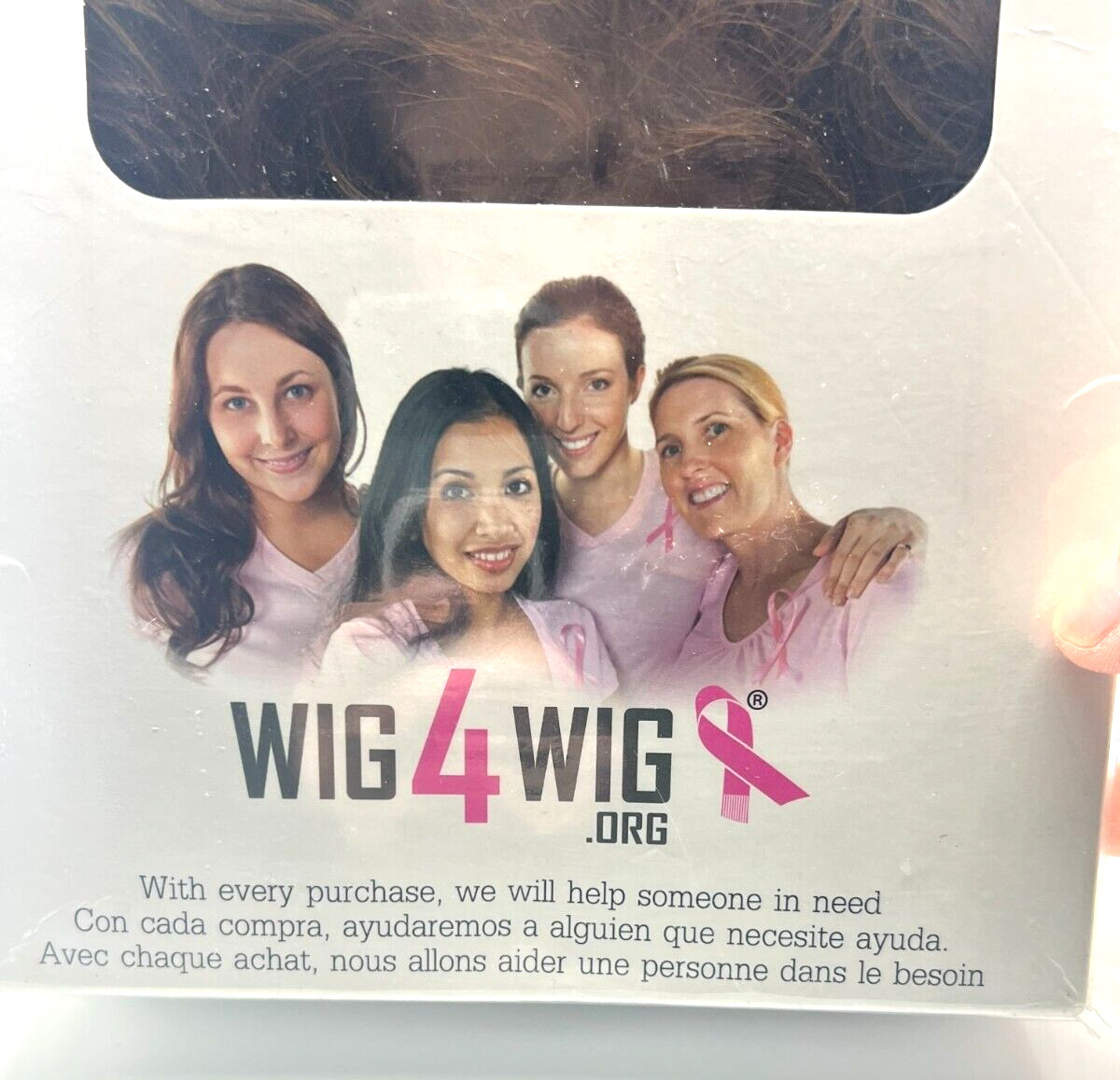 Rock Star Wigs Long Curls Bob Chocolate Brown Costume Cosplay NIB