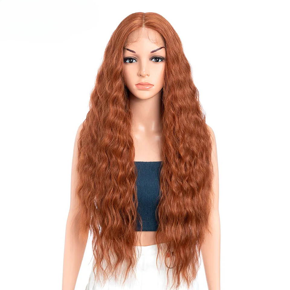 30″ Lace Wigs Synthetic Wig Natural Hair Wigs Part Synthetic Women Lace Wigs