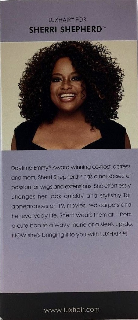LUXHAIR NOW Sherri Shepherd Ready To Wear Wigs Smooth Chic Medium Red Rooted Wig