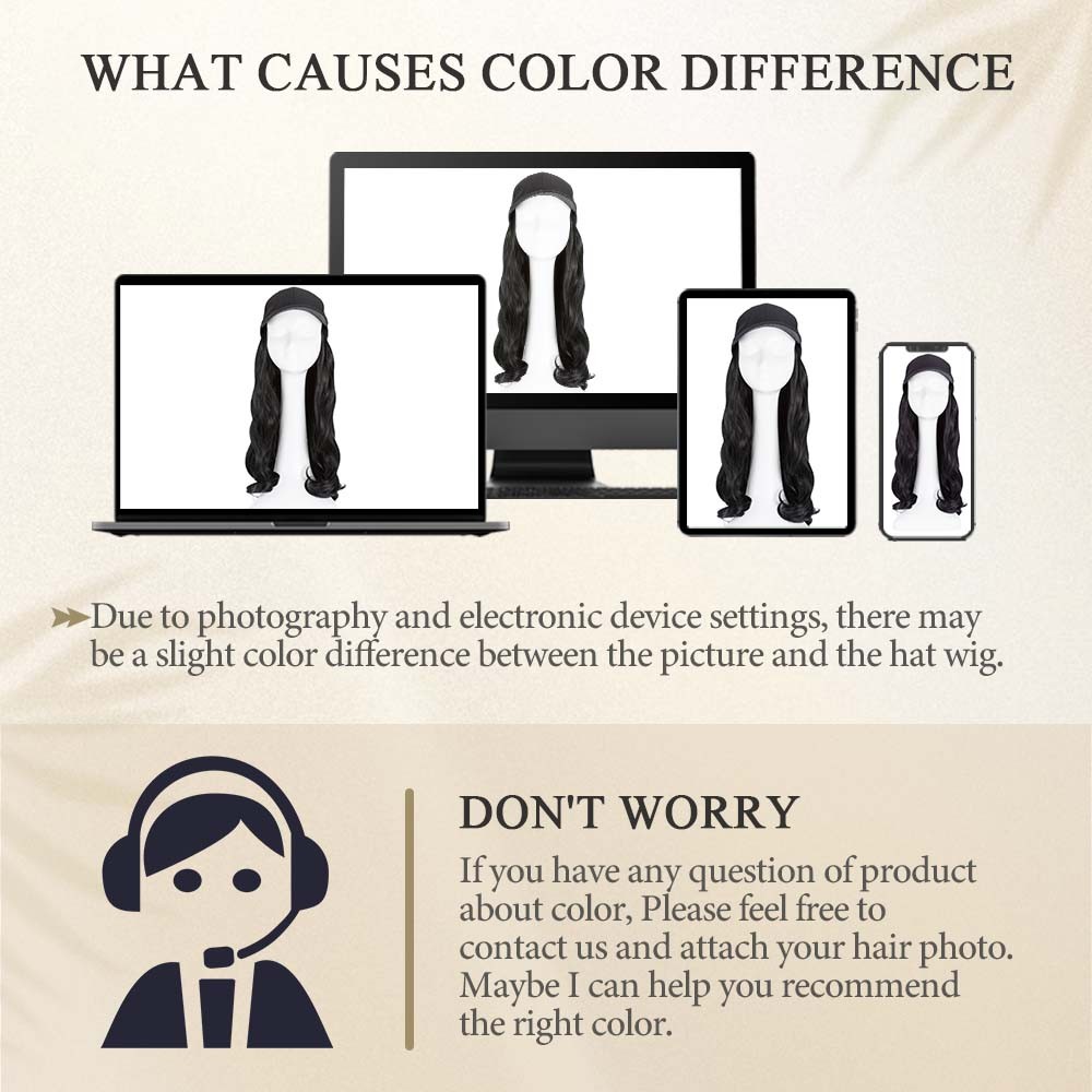 6in/8in/16in Baseball Cap with Hair Extensions Natural As Human Hat Hairpiece US