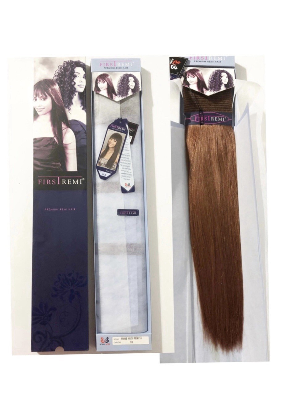 Bobbi Boss First Remi Premium Human Hair, 14” NEW, Prime Yaky Remi, Color-33