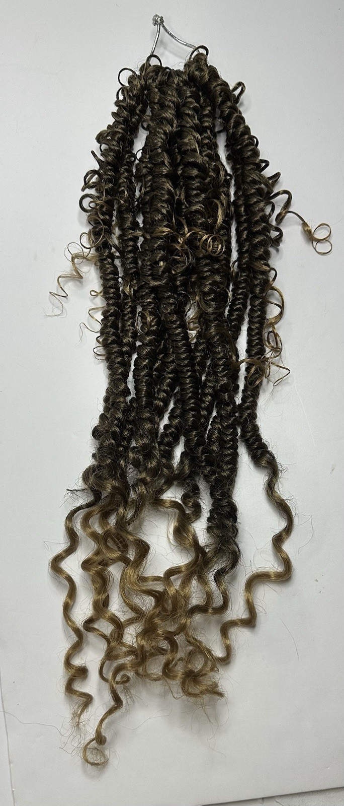 Lot Faux Crochet Hair Lot Some Pre-looped Black Brown Curly Blond Extensions 🔥