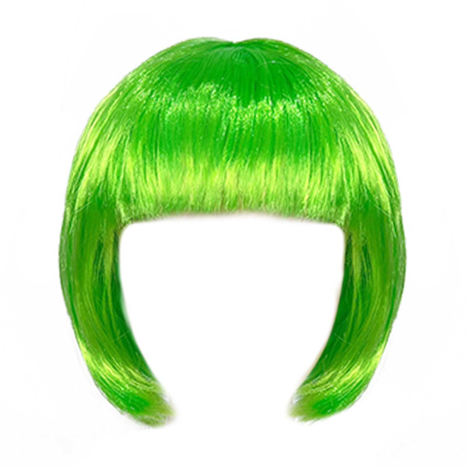 Women 1Pcs Blunt Bangs Wig Bob Wigs Full-Head Wig Classic Short Bob Wig