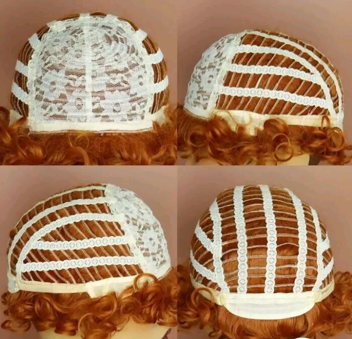 Orange Curly Wig Women Short Afro Wig 70s Orange Wig for Unisex Adult Heat Re…