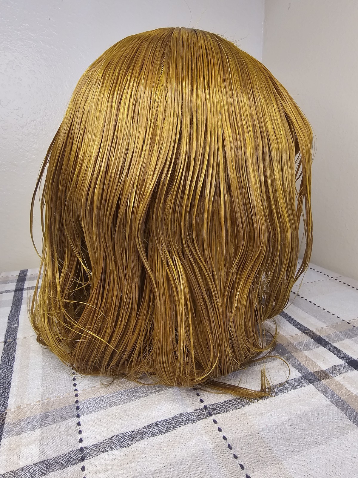 Bob Indonesia 100%HumanHair Wig Full Machine made No Lace