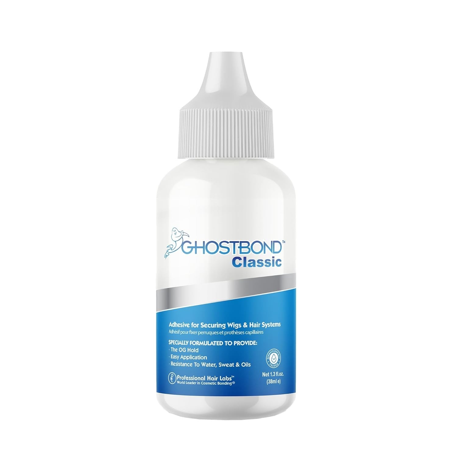 GHOSTBOND Classic Hair Replacement Adhesive 1.3oz – Invisible Wig Bonding Glu…