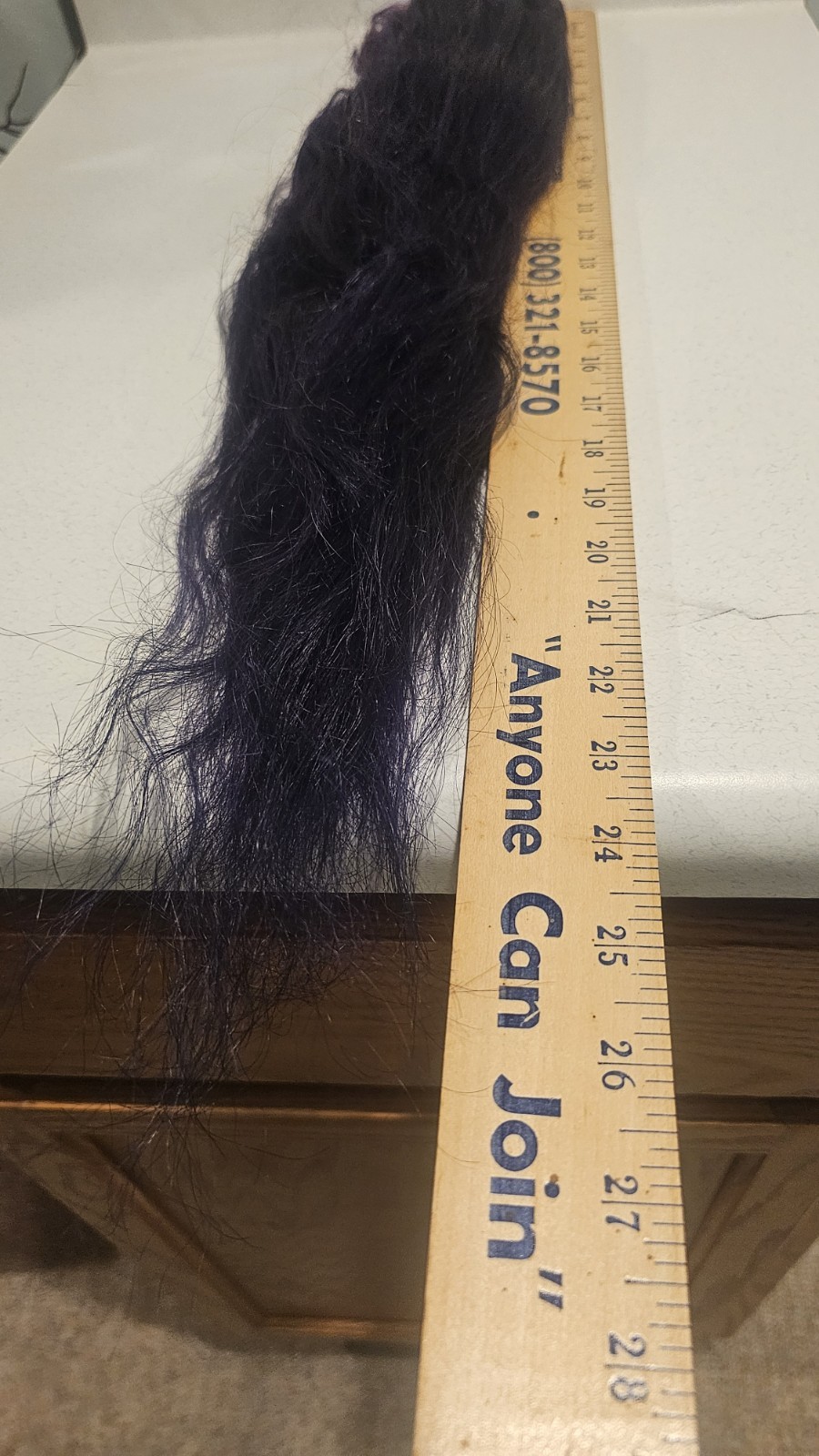 High-Quality Regular Top 24″ Purple Wavy 150% Virgin Human Hair Lace Wig