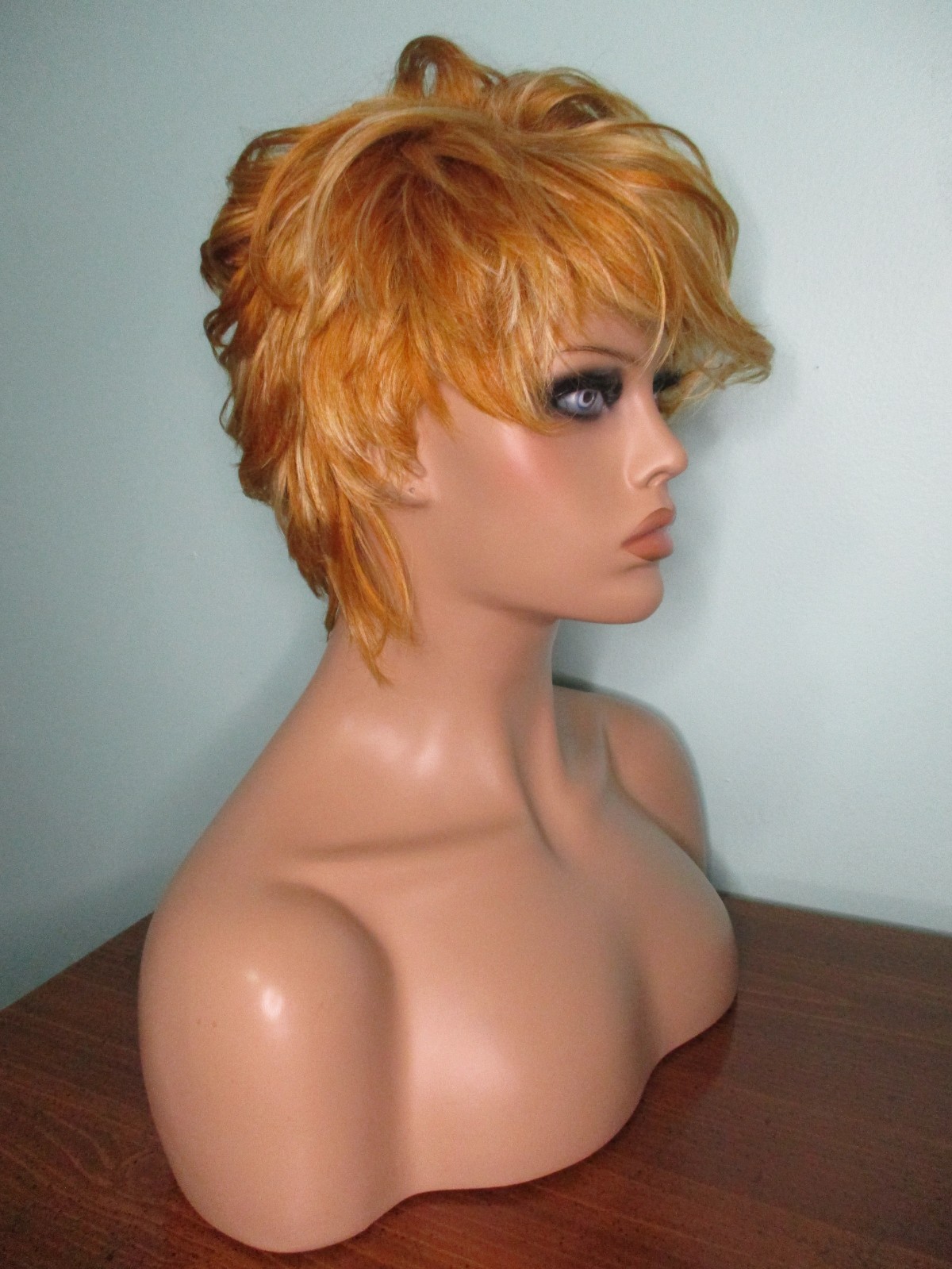 2″ – 6″ blonde asymmetrical pixie shrug swept WIG – VANESSA by FIFTH AVENUE