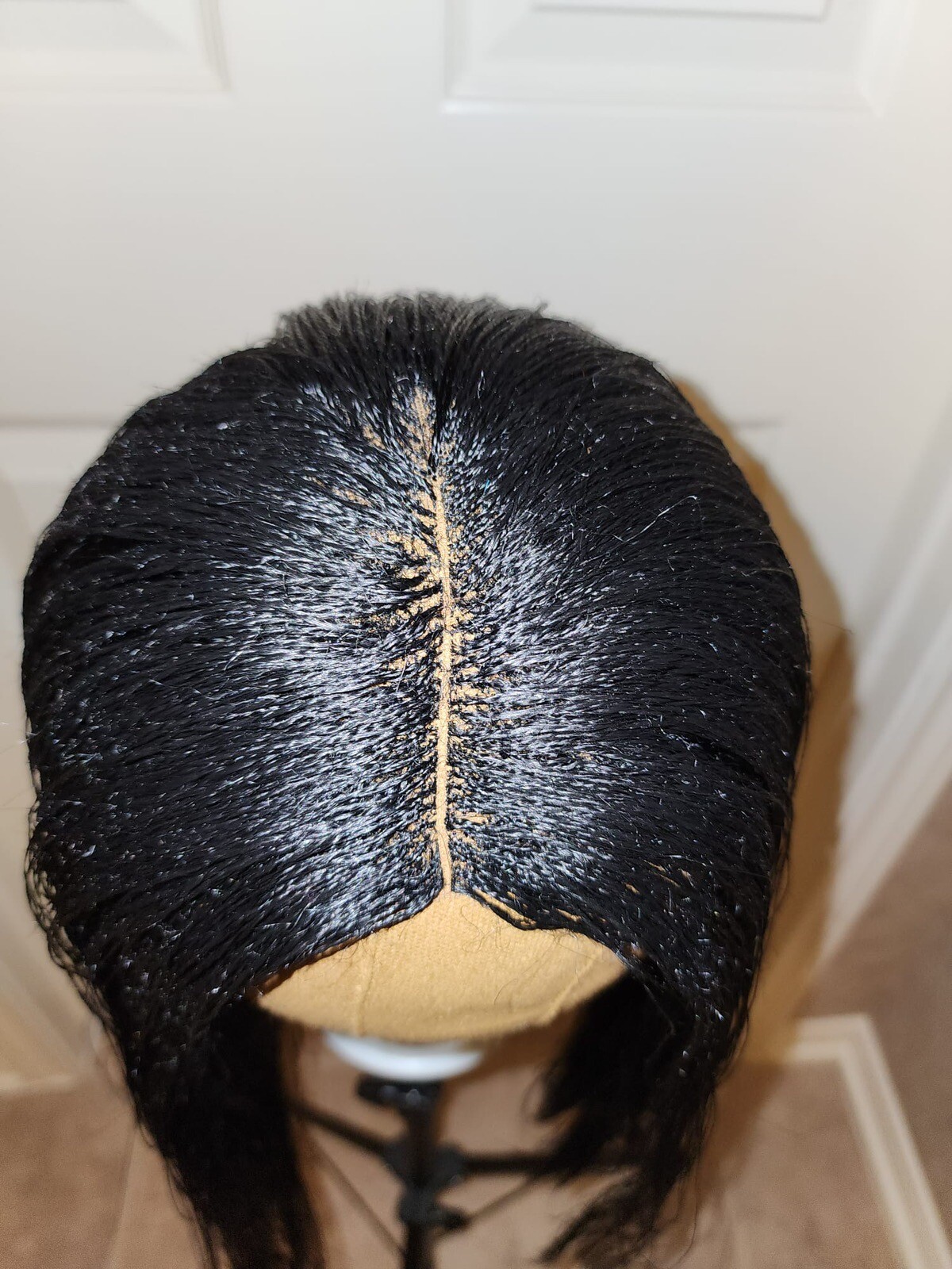 Long Afro Braided Wig Nano Micro Braids Wigs