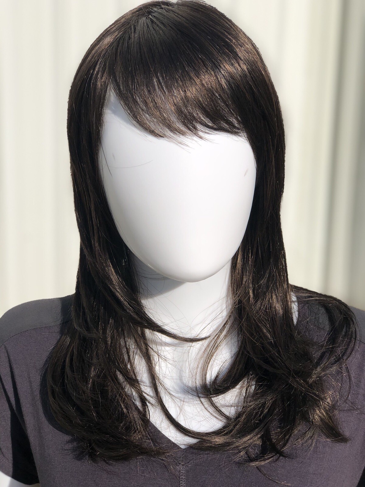 Women Wig LuxHair Temptress Dark Brown Heat Friendly Synthetic