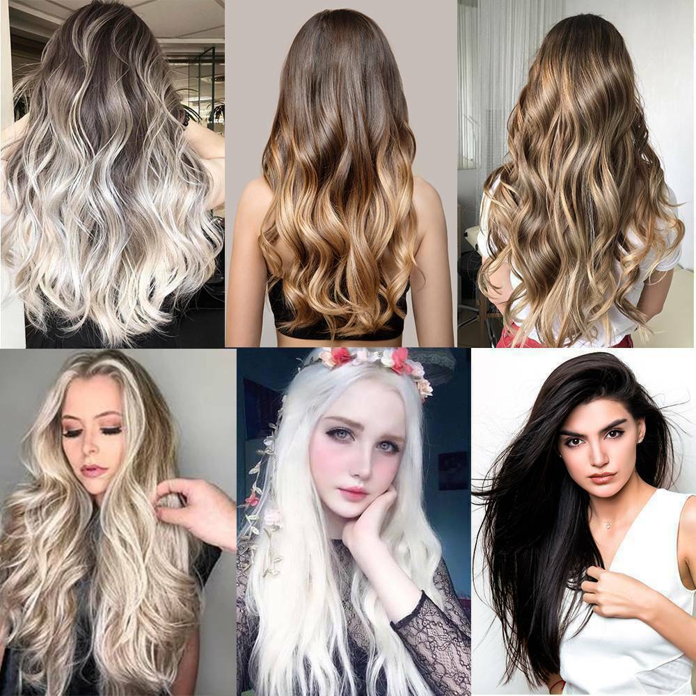 Pre Bonded Keratin Glue Nail U Tip 100% Real Remy Human Hair Extensions Thick 1g