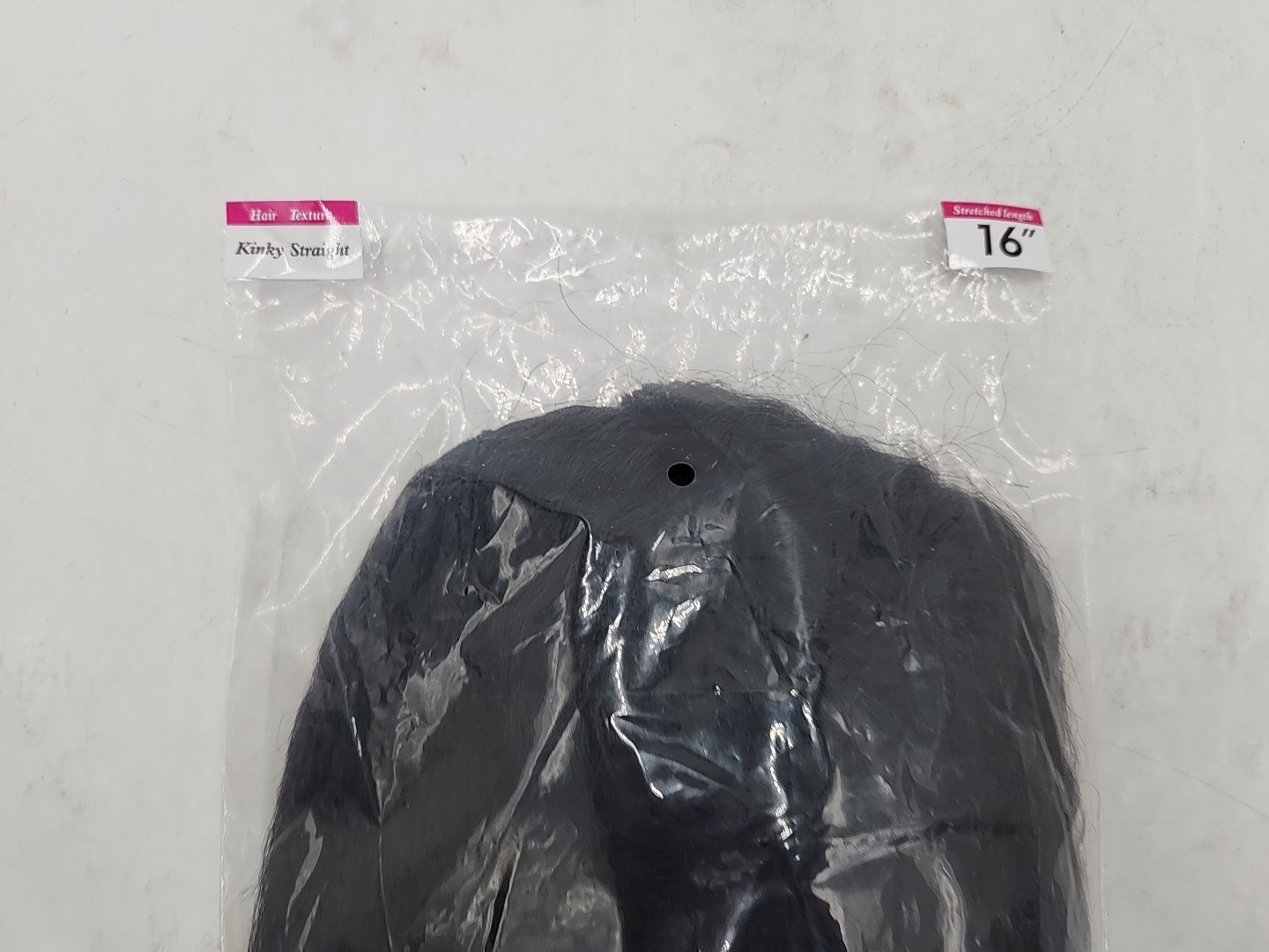 NEW OQ Hair Kinky Straight V-Part Glueless Wig – 16″