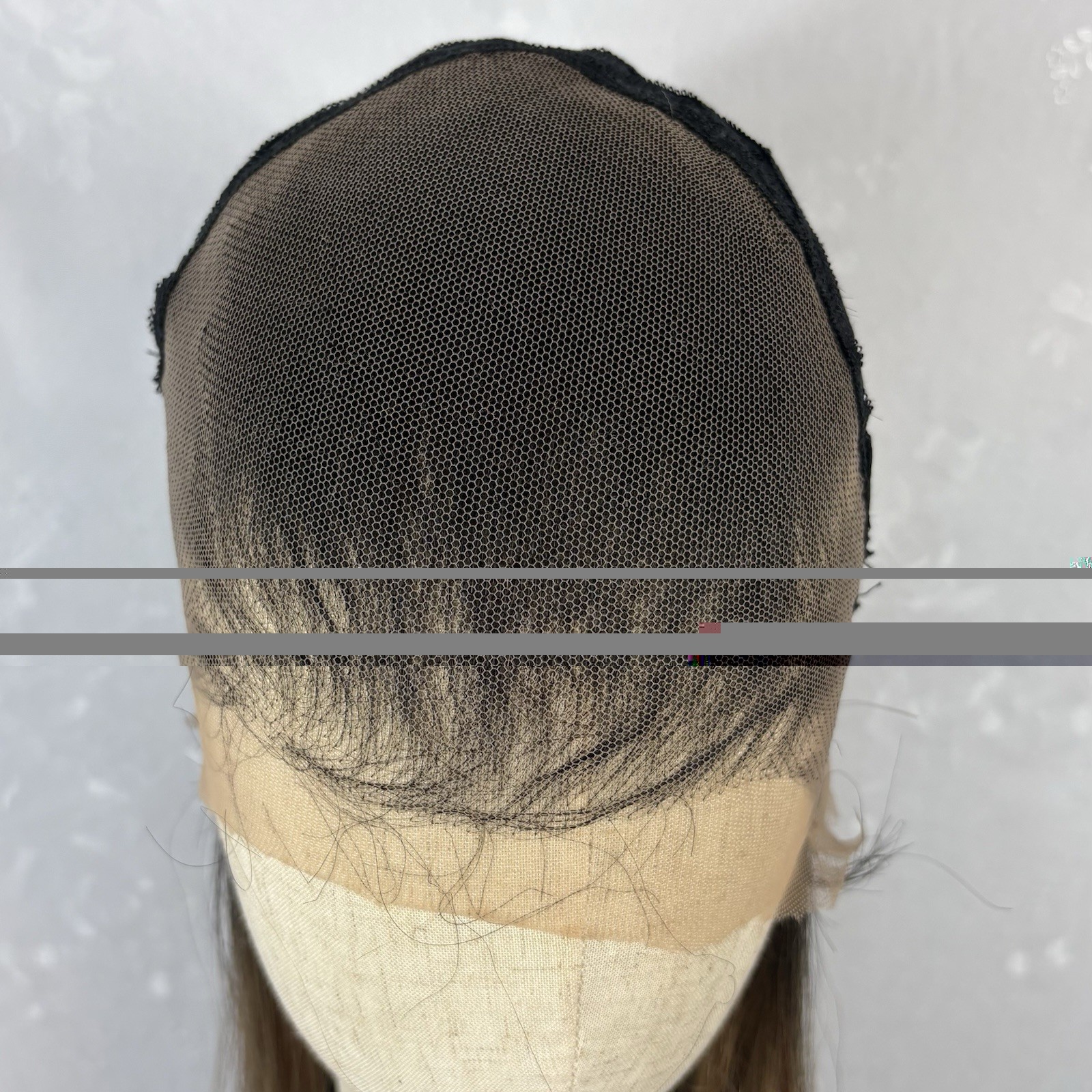 24” Daily wear WIG! 360 Lace Rts Ash Brown With Highlights Human Hair blend