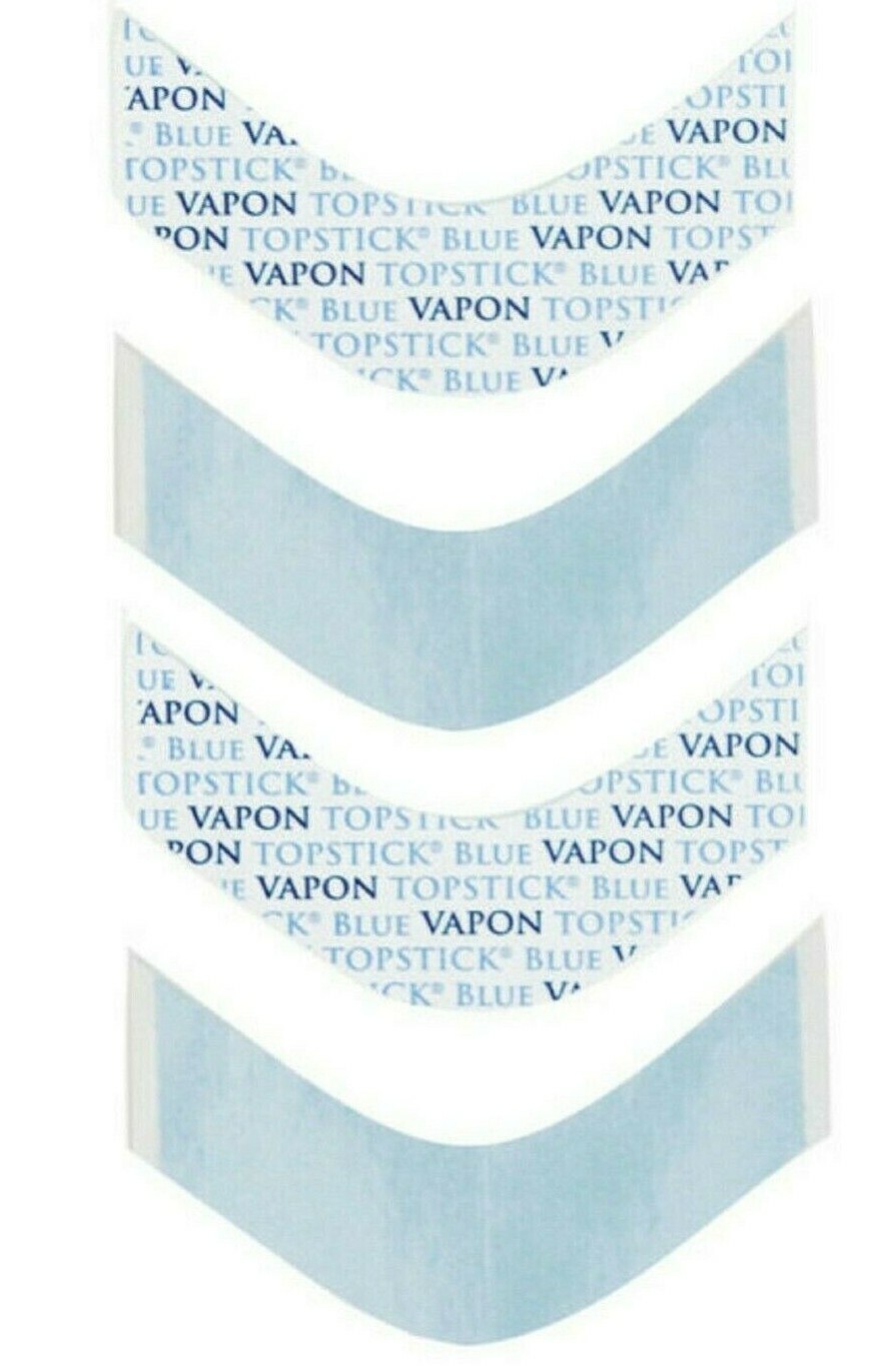 VAPON TAPE BLUE LINER DOUBLE-SIDED “B” CURVE 75 PC LACE WIGS HAIRPIECE TAPE- NEW