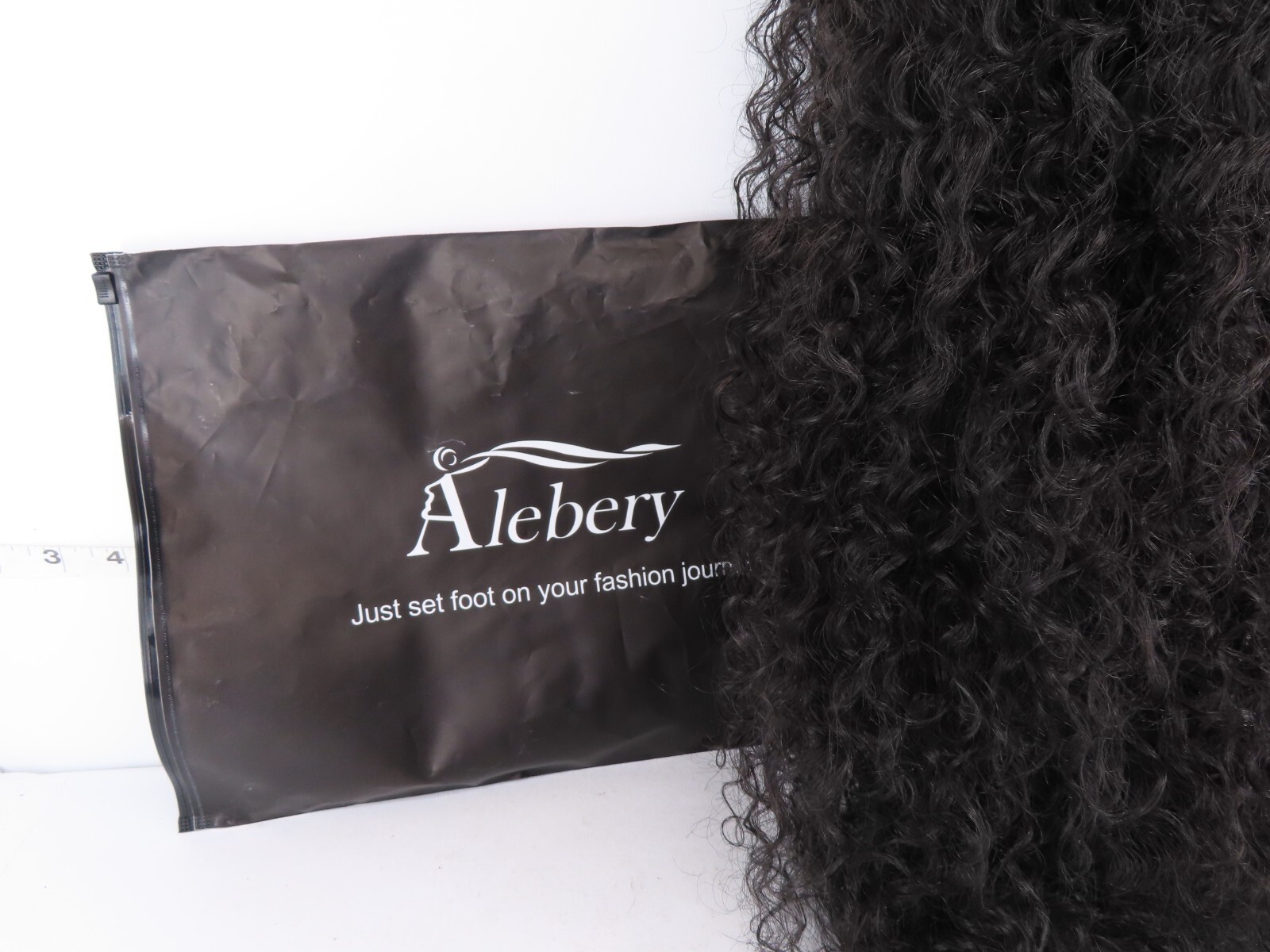 NEW – ALEBERY 27IN DRAWSTRING PONYTAIL DEEP CURLY MIXED HAIR BLACK