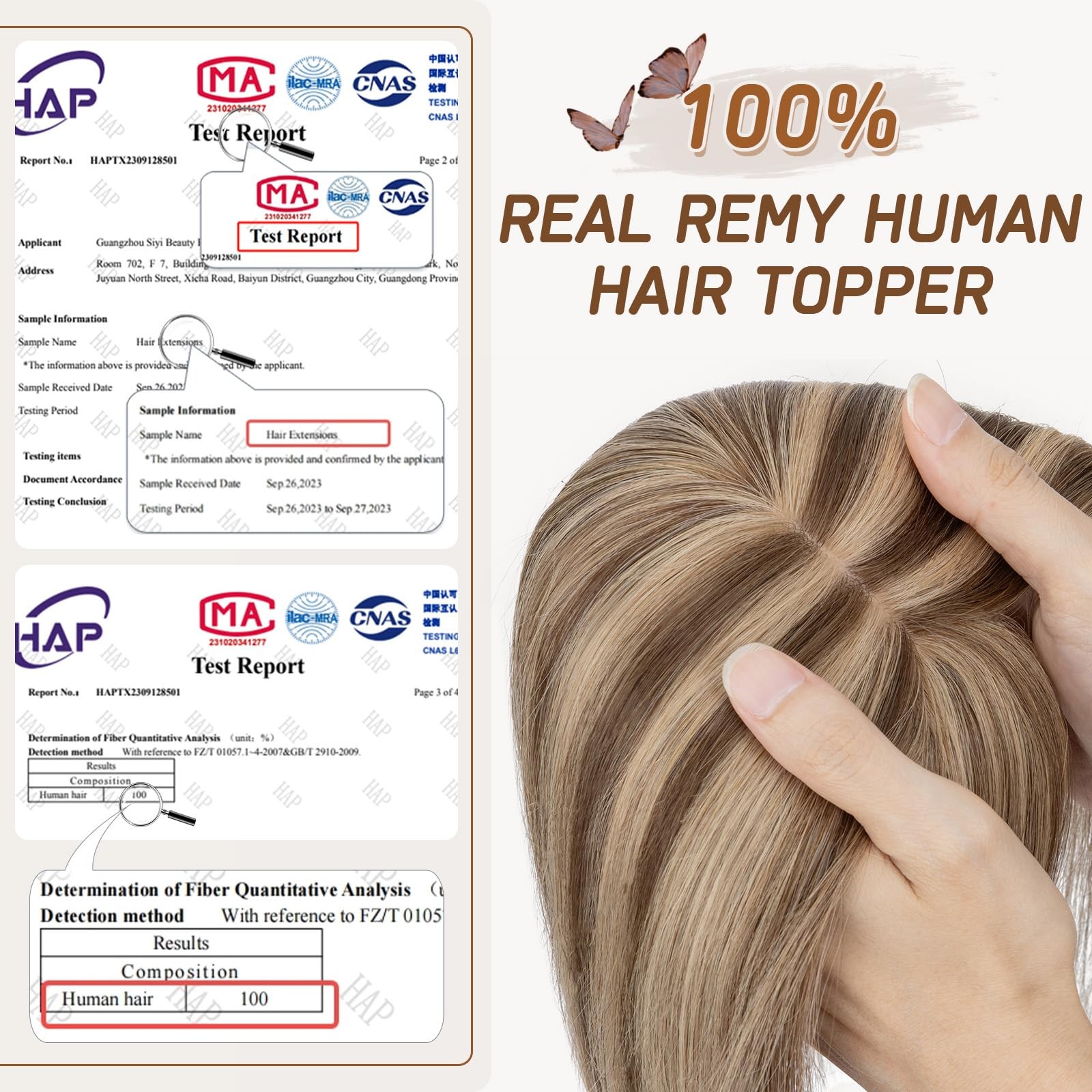 Rich Choices Real Human Hair Toppers For Women Bang 100 Remy Human Hair Topper