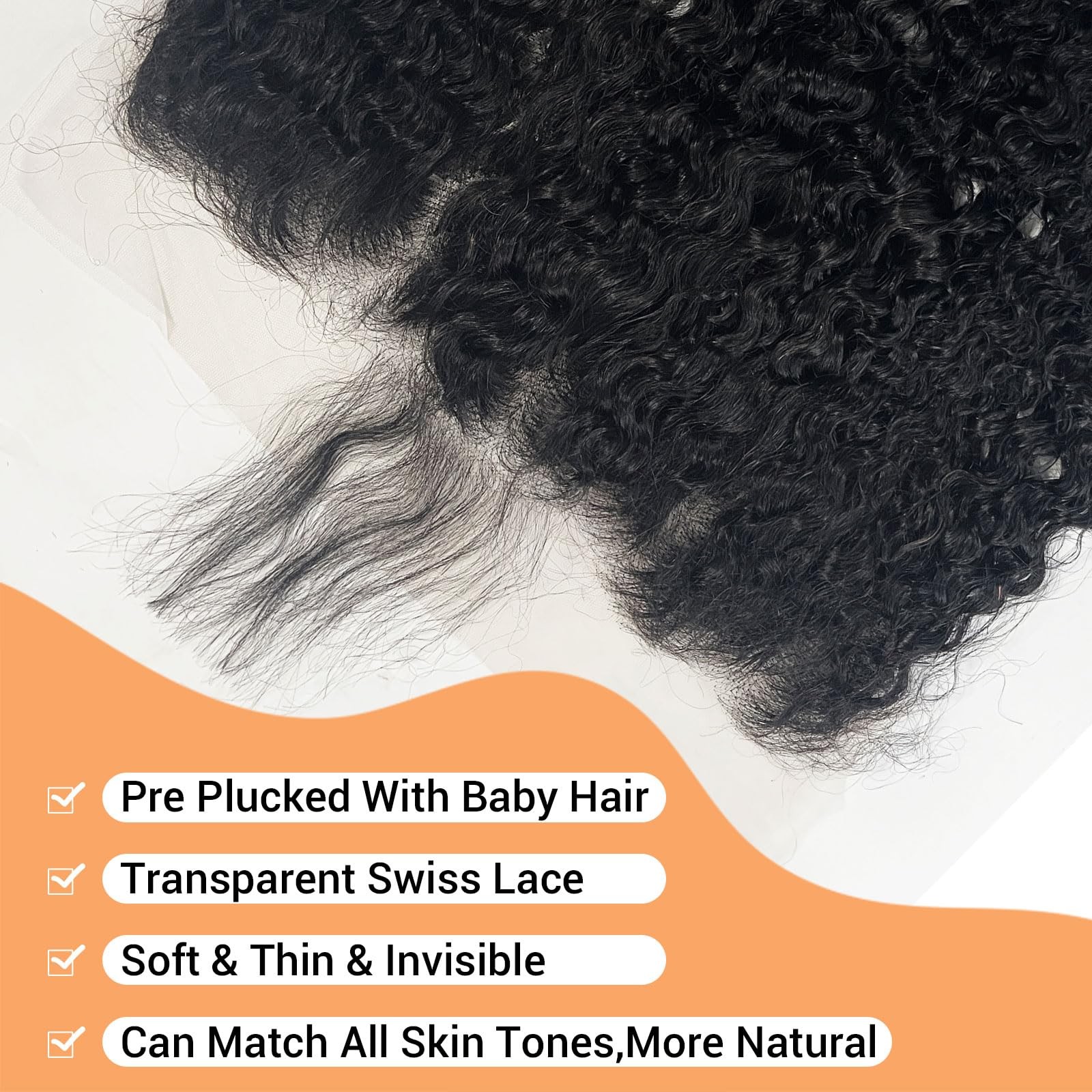 Mootaful Hd Lace Frontal 13X6 Transparent Lace Ear To Ear 20 Inch Burmese Curly