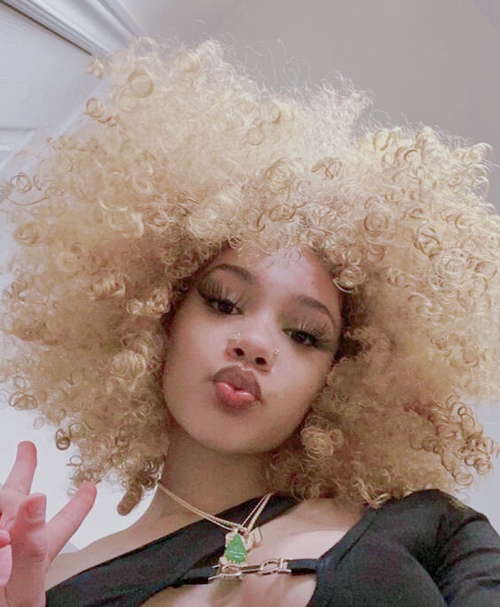 Short Curly Afro Wig With Bangs for Black Women Kinky Curly Hair Wig Afro Wigs