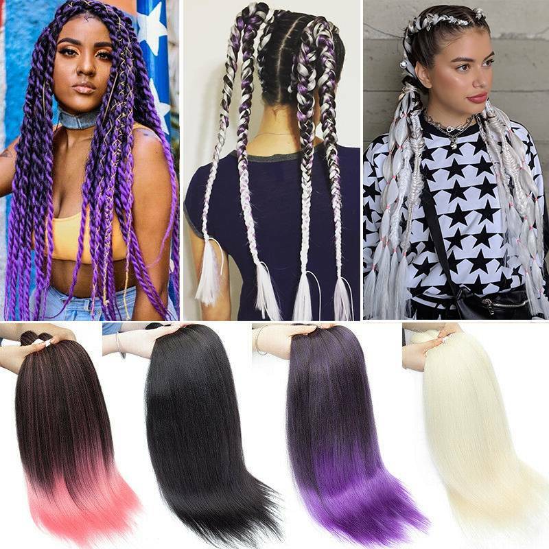 26Inch Long Pre-Stretched Braiding Braid Hair Extension Jumbo Kanekalon As Human