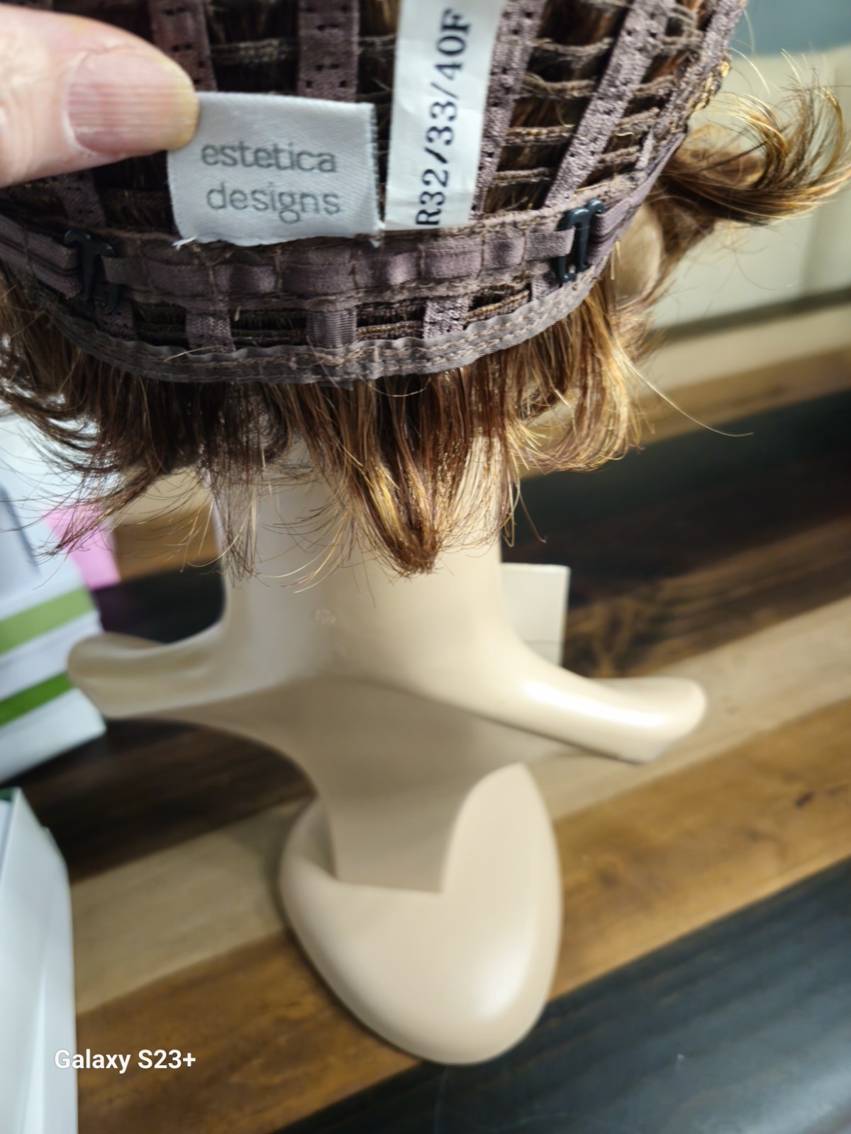 Estetica Designs Meg Synthetic Wavy Bob Wig Basic Cap R32/33/40FRed W/ Lace Frnt