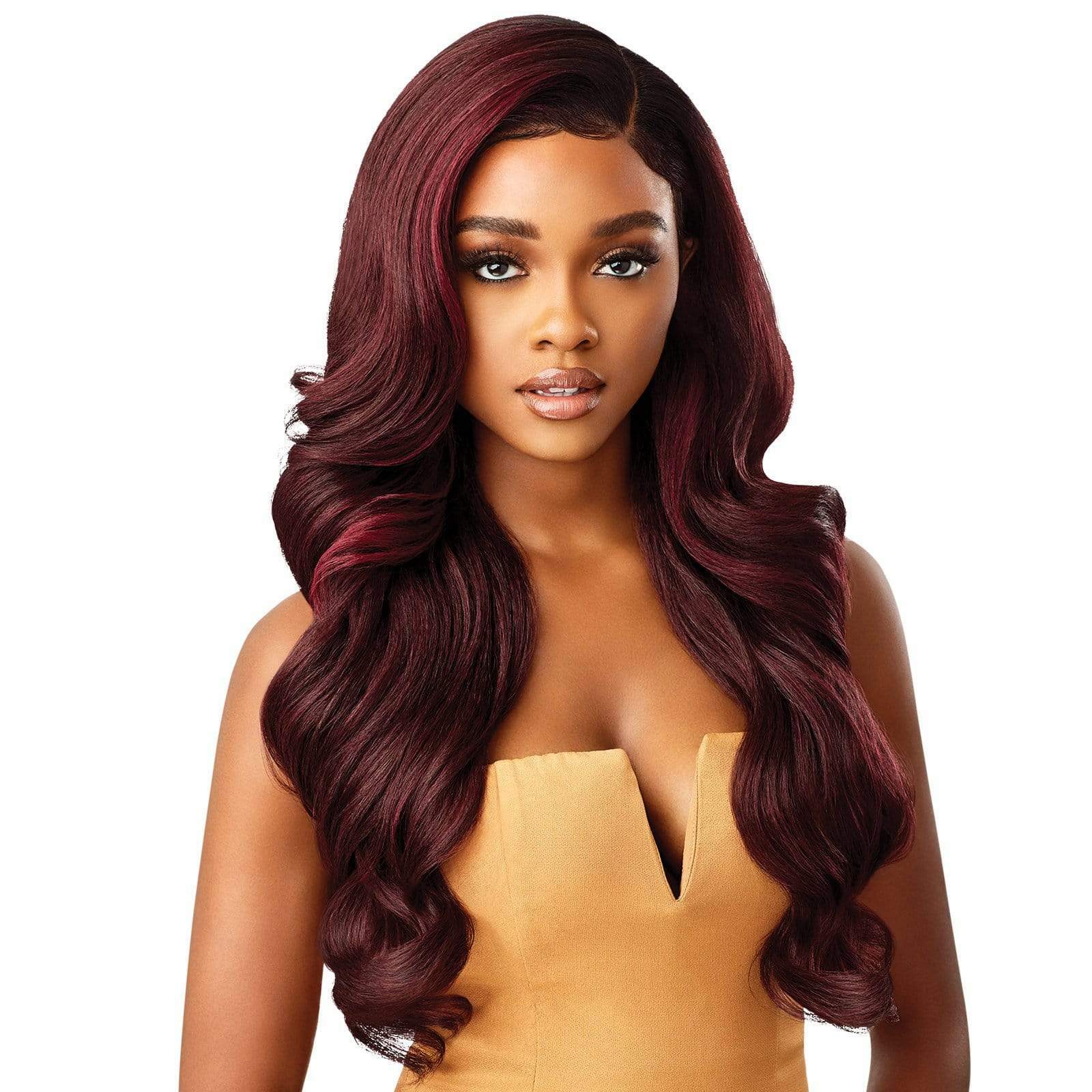 OUTRE MELTED HAIRLINE SYNTHETIC HD LACE FRONT WIG – KAMALIA