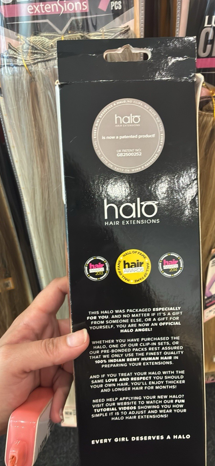 16″ Platinum Halo Couture Extensions