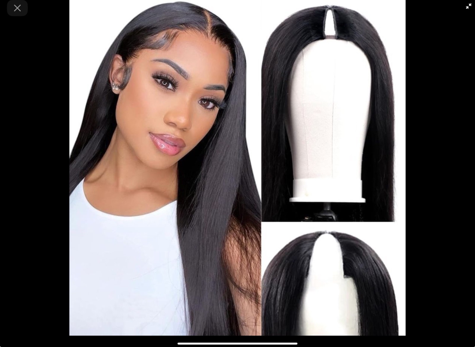 200% Density U Part Human Hair Wigs, Upgrade U Part Wigs With Drawstring No G…