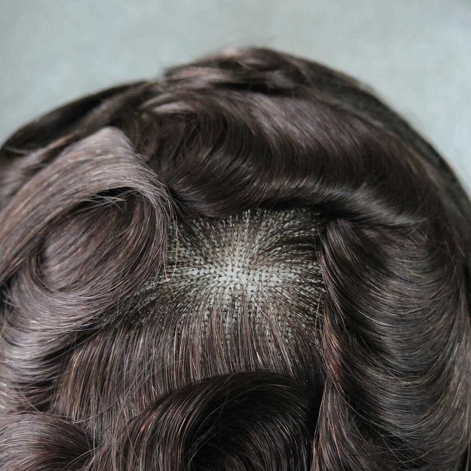 Toupee For Men French Lace Human Hair Replecement System Natural Hairpiece 8×10