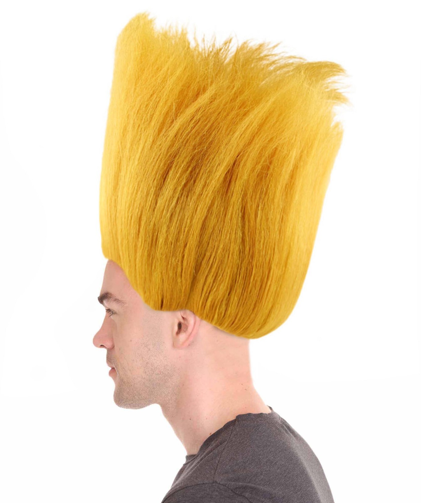 Troll Wig, Movie Cartoon Wig, Premium Breathable Capless Cap, HM-259