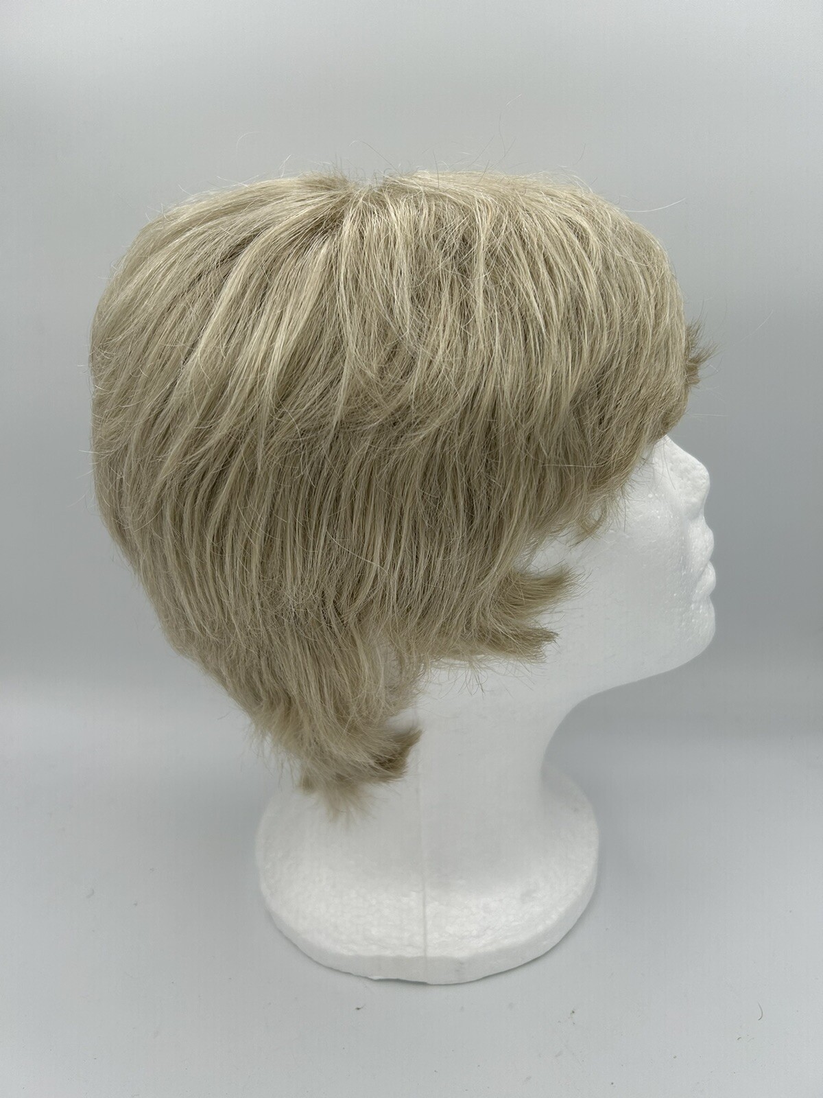 Rene of Paris Original Elura Blend Pixie Wig by Monsanto Genie 506 Blonde 22