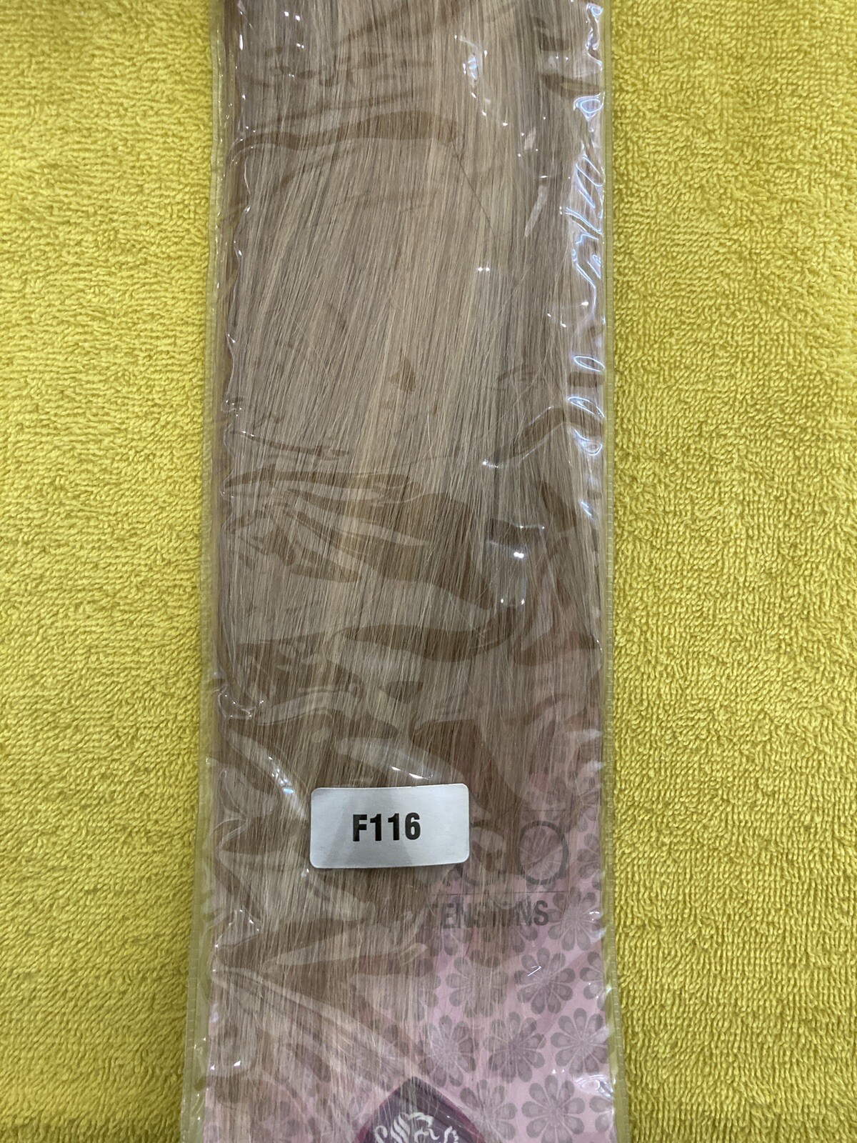Clip & Go Extensions 100% Human Remy Hair Silky Straight 18″, 6pcs.Color: F116.