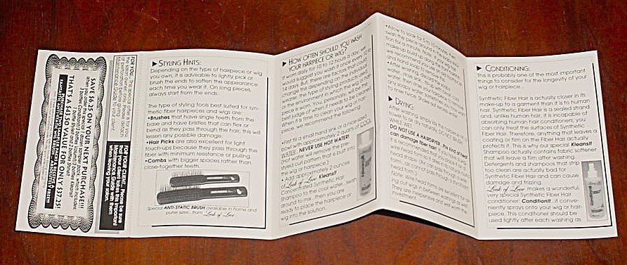 HAIR-TOPPER / WIGLET Women’s, Color: Brown, with Box & Instructions