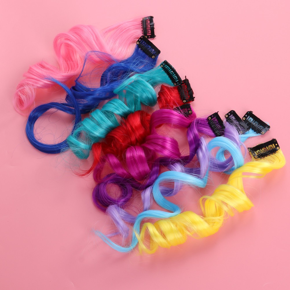 Hair Extensions Assorted Highlights Holiday Events 22Pcs 50x2x1cm