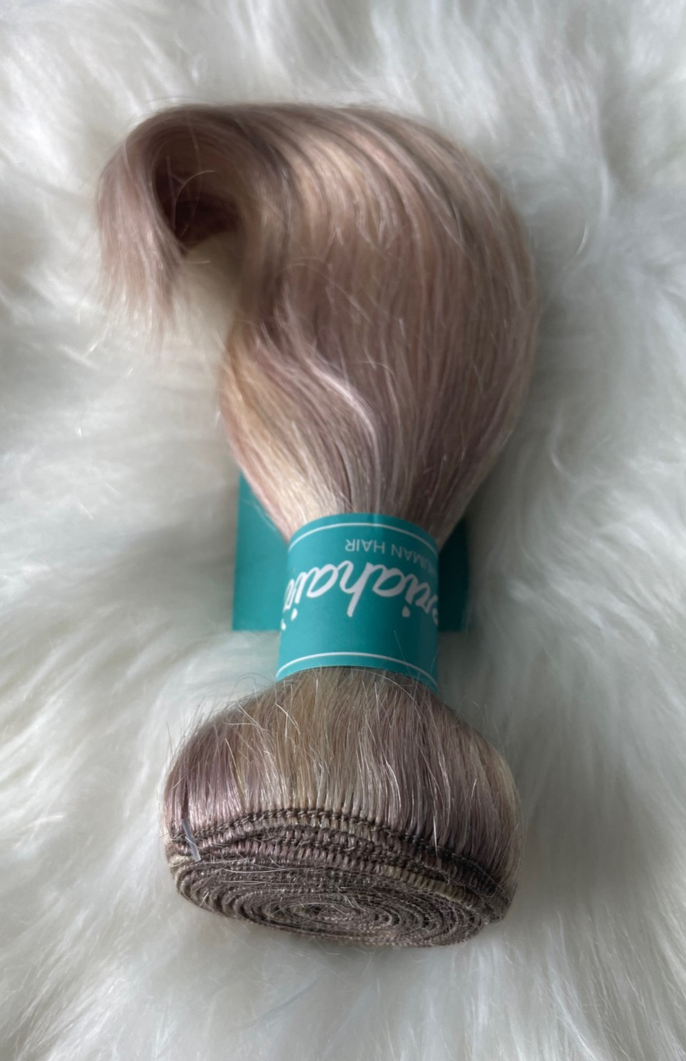 Platinum Ash Blonde 613 Straight 8″ Human Hair 6 Bundles with 13×4 HD Closure