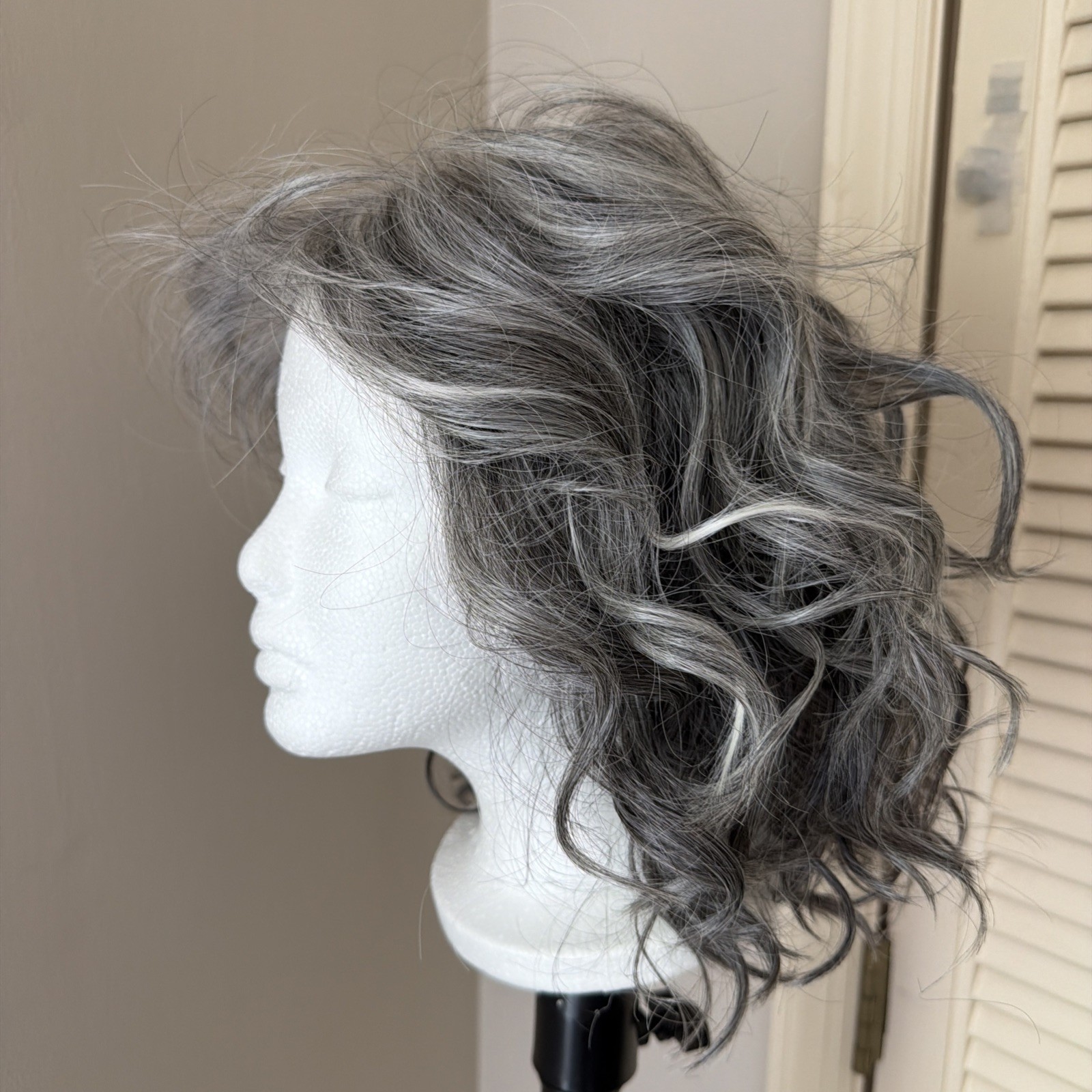 Ellen Wille Wigs – Eclat Deluxe ColorSalt/Pepper Mix (51.44.39) NWT Hand Tied HD