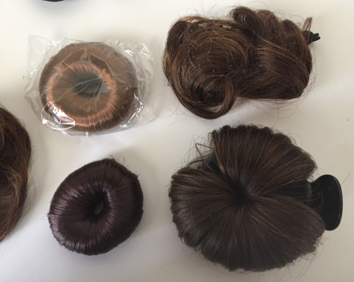 Assorted Hair Accessories Messy Bun Extention Clip-In Scrunchie Bump It Pony 2.0