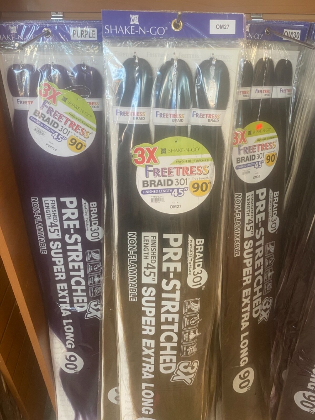 Freetress Braid 301 Pre-Stretched Super Long 90″ Braiding hair ALL COLORS