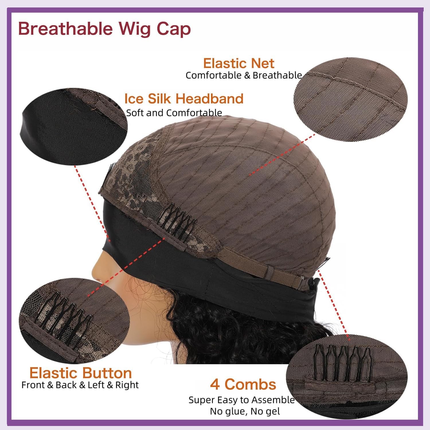 Prisyfab Headband Wig Human Hair Body Wave Headband Wigs For Black Women Human