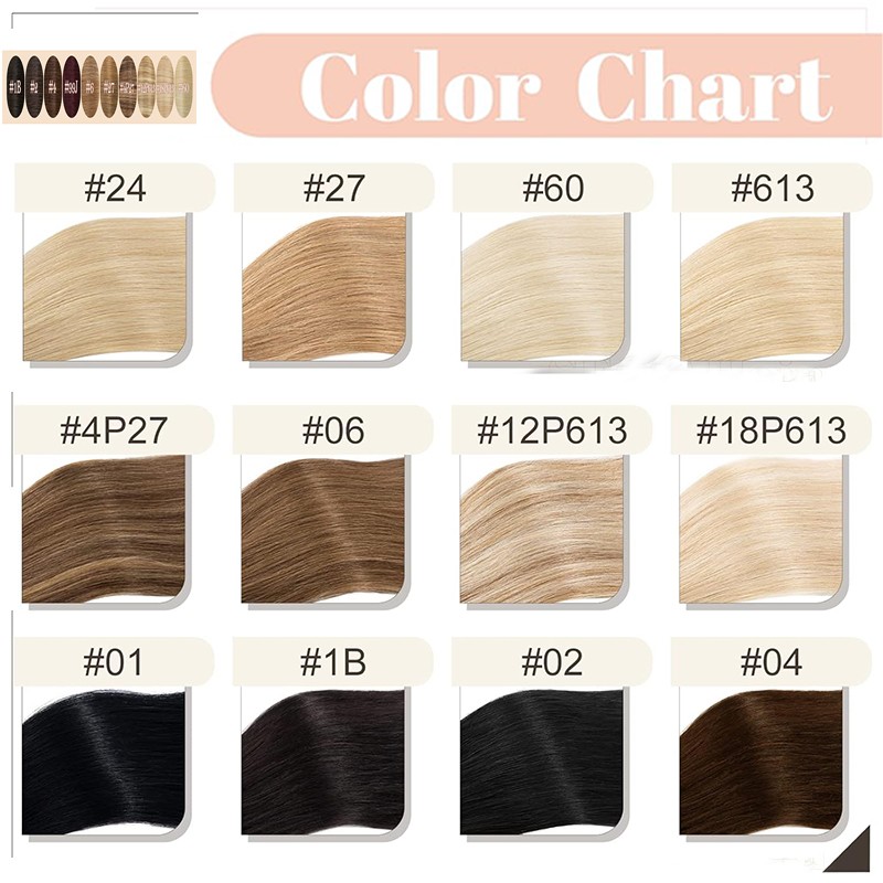 Nail Tip U Tip Fusion Pre-Bonded 100% Real Human Hair Extensions Keratin Thick