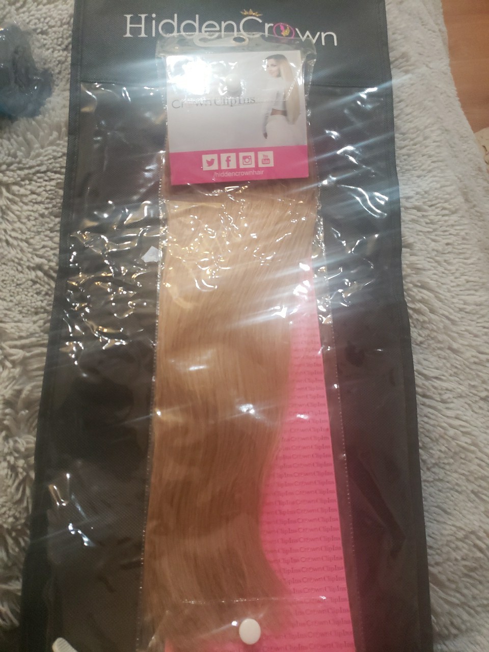 Hidden Crown Human Hair 14″ Clip Ins
