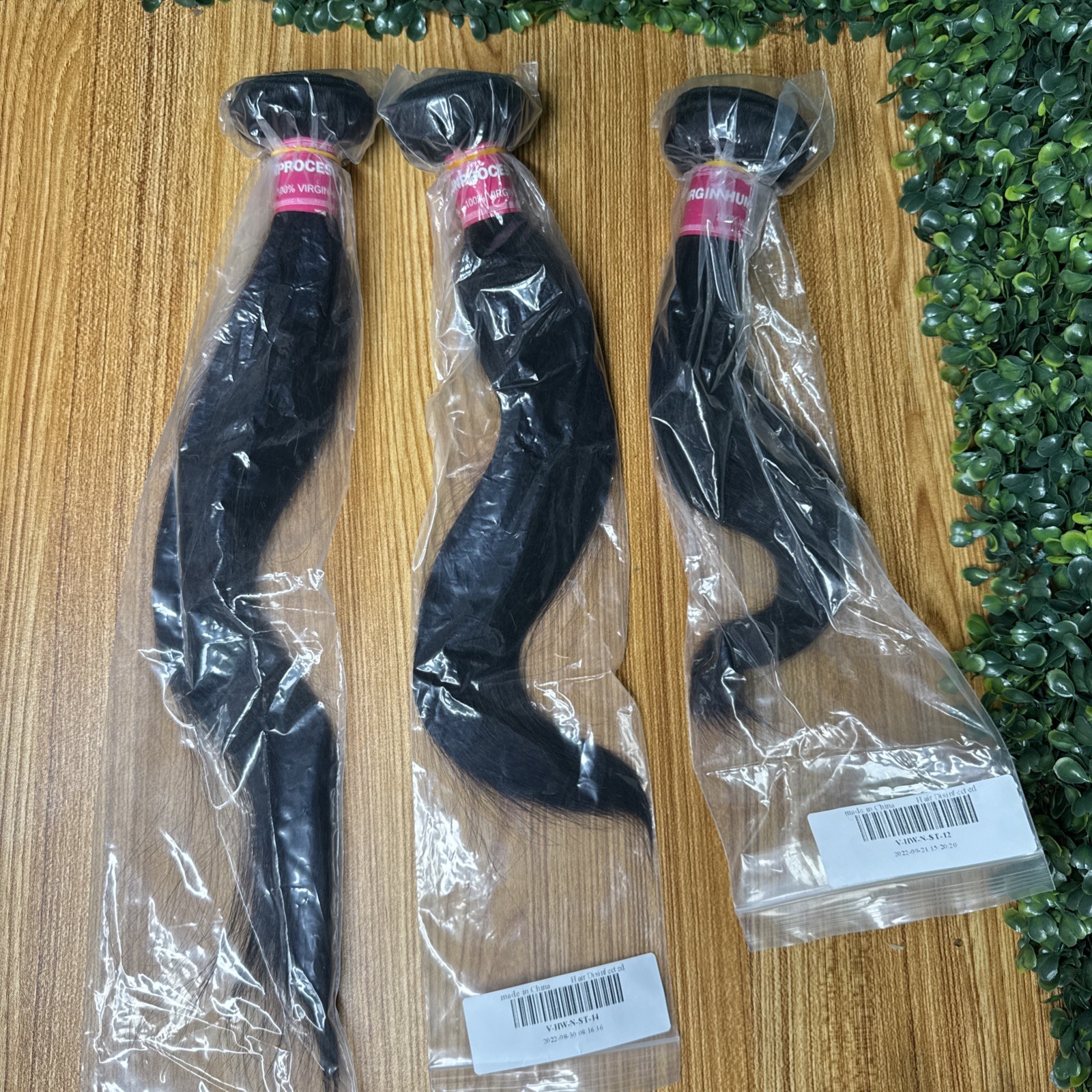 UNice Brazilian Yaki Straight Bundles Human Hair Extensions Virgin