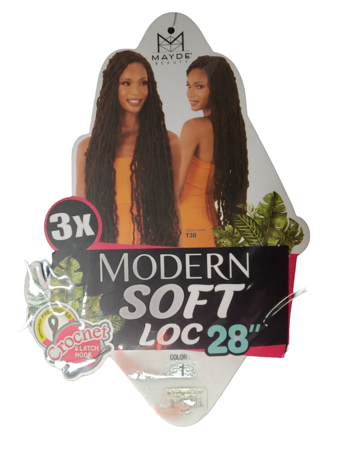 Mayde Beauty Crochet Braid 3X Modern Soft Loc 28″ Free shipping