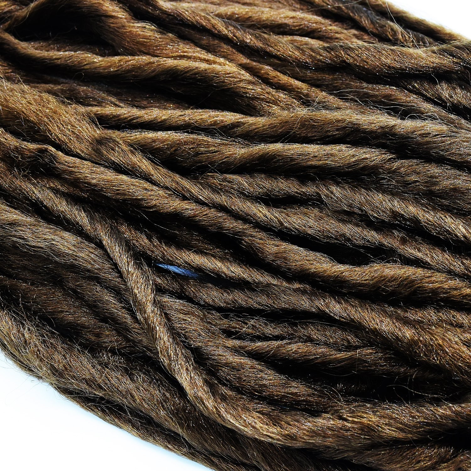 Synthetic Cosplay Dreadlocks Wig – Brown Reggae Style for African American Looks