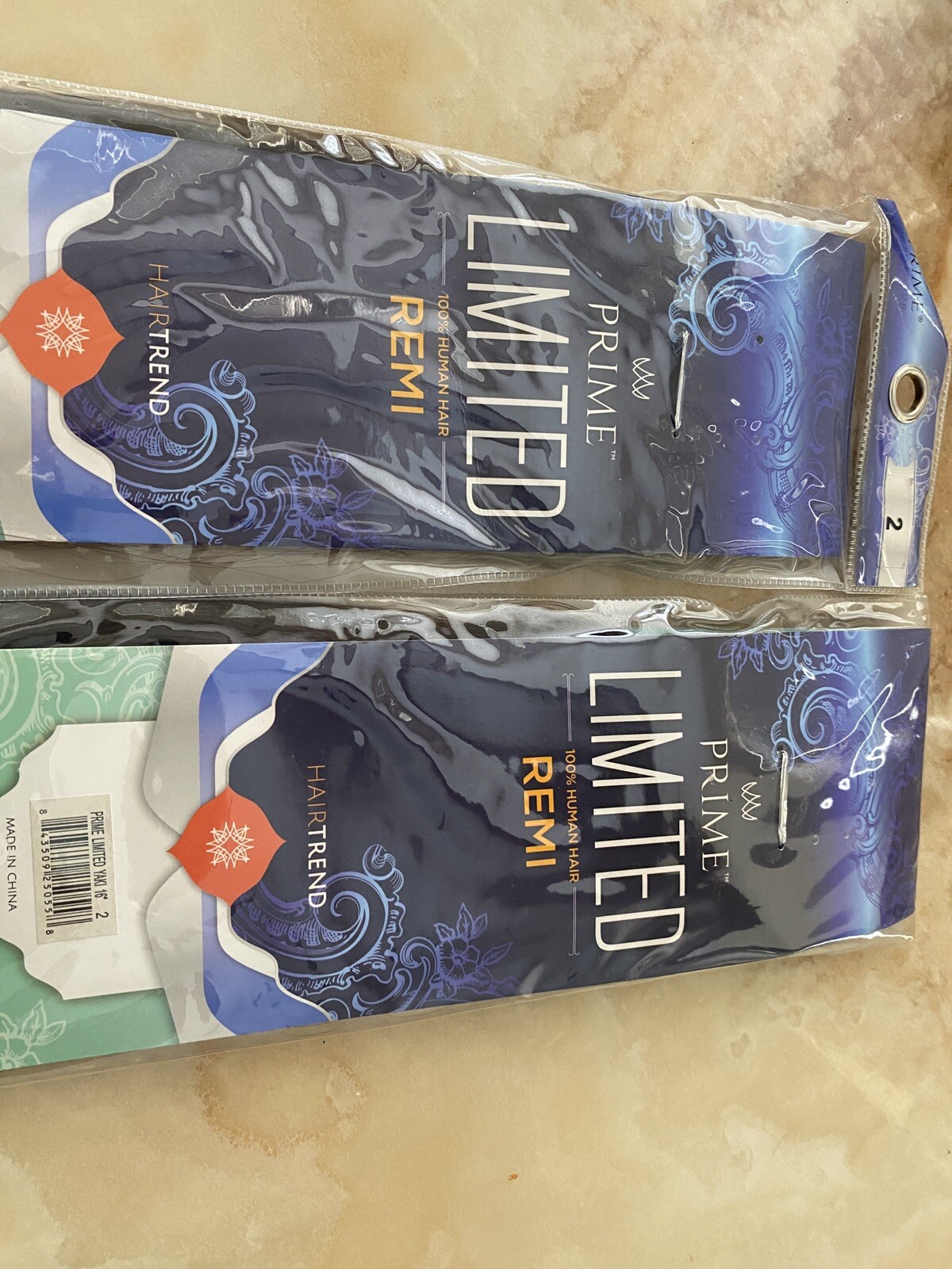 REMI PRIME LIMITED 100% HUMAN HAIR SOFT YAKY WEAVE-16 LOT 2 COLOR 2 TANGLE FREE