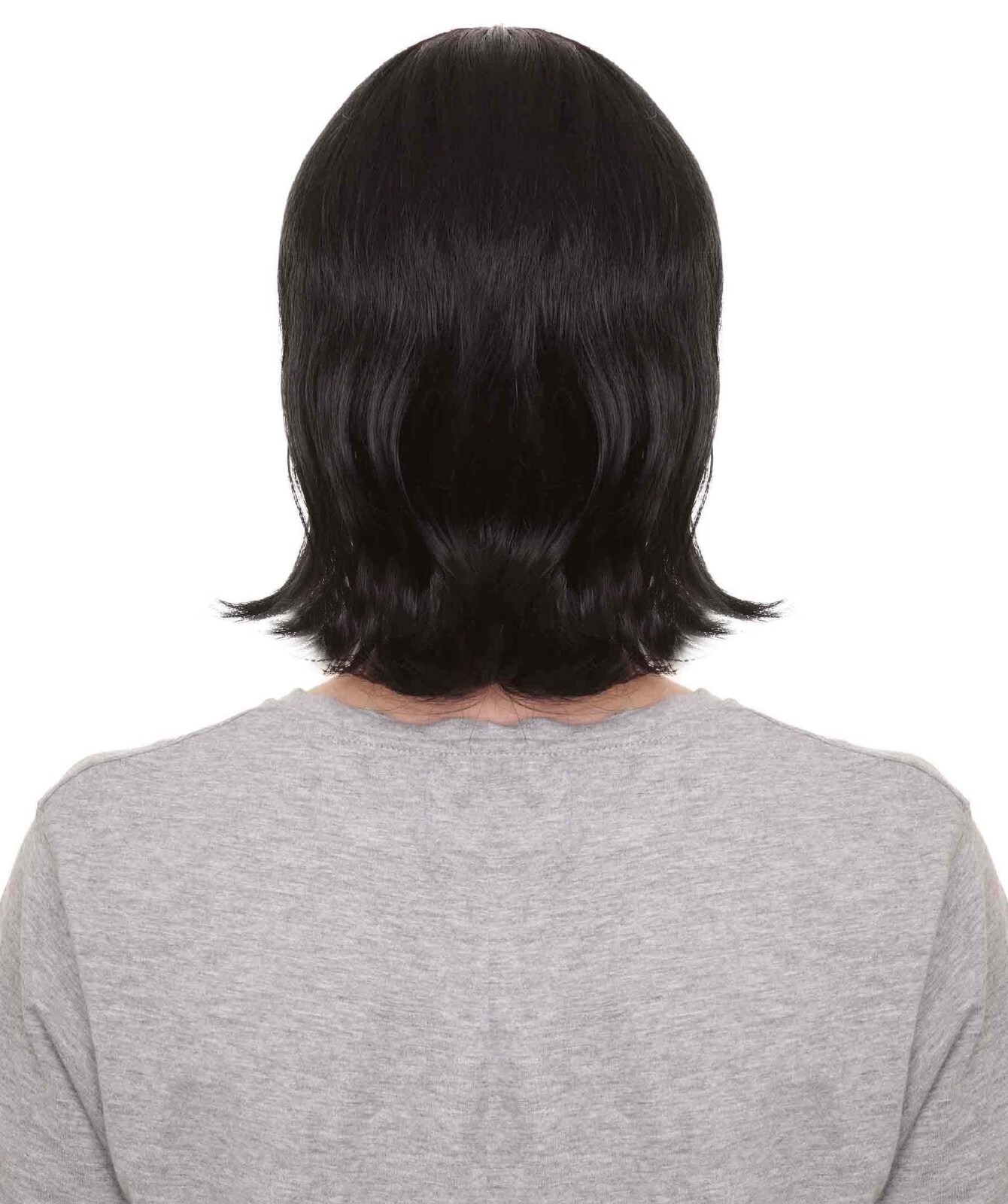 60’s Mod Men Wig | Black Vintage Wig | Premium Breathable Capless Cap HM-228