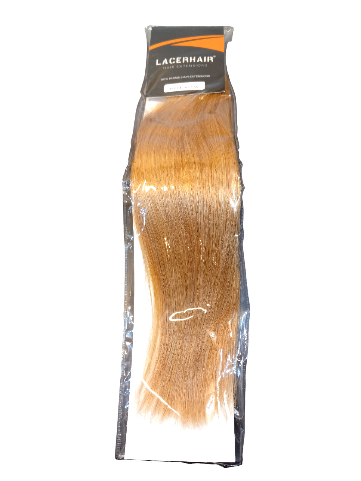 Lacer Hair 14 Inch Tape in Real Human Hair Extensions PU #27 Strawberry Blonde