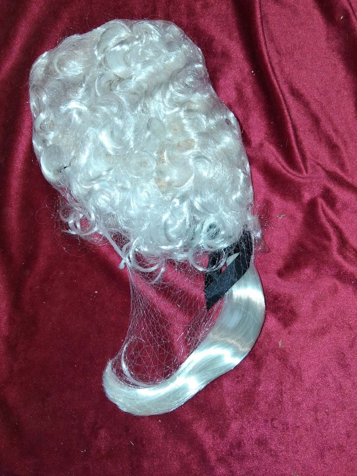 Vtg George & Martha Washington Costume Wigs Set Colonial 1776 Reenactment Pair
